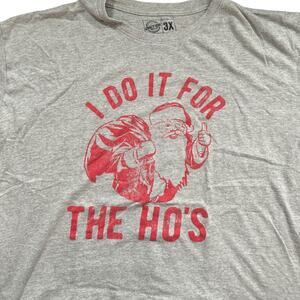 Crazy Dog T Shirts Santa I Do It for the Ho's Funny 3XL